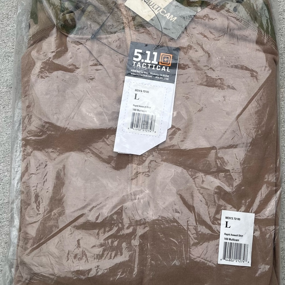 5.11 Tactical Men's Multi Camo Assault Jacket